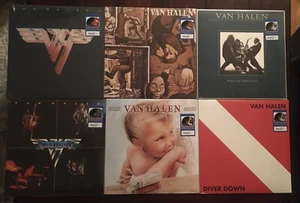 ⭐️Van Halen 6 Vinyl Exclusive Records Sold Out Backstage Pass Replica RARE - Picture 1 of 2
