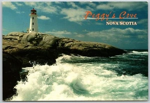 Postcard Nova Scotia Peggys Cove Lighthouse NS - Picture 1 of 2