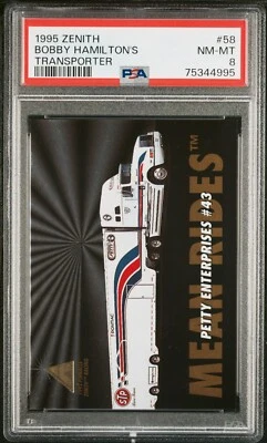 Bobby Hamilton's Transporter - 1995 Zenith   PSA 8 - Image 1 of 2