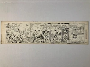 1930er TAILSPIN TOMMY erster LUFTFAHRT-COMICSTREIFEN Originalkunst HAL FORREST #1739 - Bild 1 von 6
