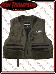 Gilet pesca Ron Thompson ICONIC Fly Vest multitasche - Imagen 1 de 1