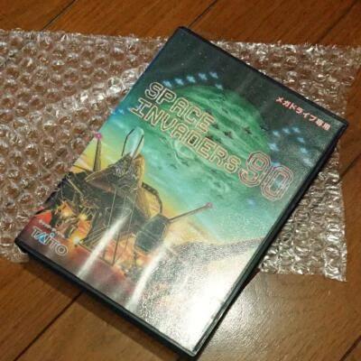 Space Invaders 90 Mega Drive MD Genesis Taito Used Japan Boxed Tested Working - Image 1 of 2