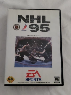 SEGA GENESIS NHL 95 VIDEO GAME  EA SPORTS SEGA HOCKEY GAME complete - Image 1 of 4
