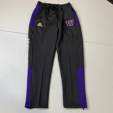 New Adidas University Of Washington Huskies Warm Up Sweatpant Team Issue M NCAA Cover