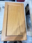 Oak Raised Kitchen Cabinet Door finish honey oak used 17 3/4 X 10" with hinges(S