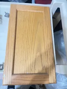 Oak Raised Kitchen Cabinet Door finish honey oak used 17 3/4 X 10" with hinges(S - Picture 1 of 12