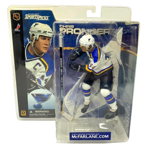 Mcfarlane NHL Chris Pronger St. Louis Blues White Jersey Series 2 Figure Cover