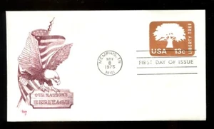 US FDC # U576 13c Liberty Tree Marg 1975, 9p4014 - Picture 1 of 1