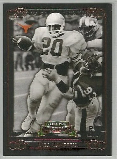 Earl Campbell Oilers Texas 2008 Press Pass Legends BRONZE LIGHT JERSEY 797/999 - Image 1 of 1