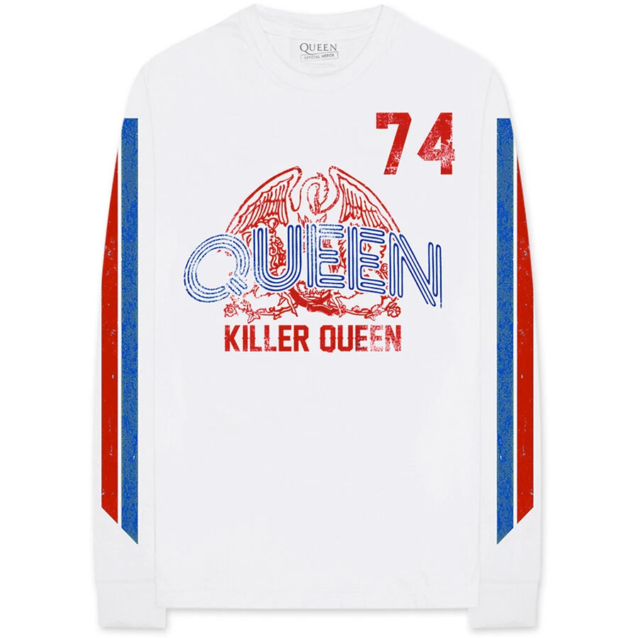 Queen - Killer Queen 74 - Longsleeve White t-shirt - Image 1 of 1