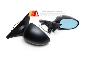 M5 Style Manual Fold Heated Side Mirrors fits 2003-2009 BMW E60 E61 5-Series LHD - Picture 1 of 3