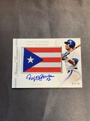 Parche automático Roberto Alomar National Treasures 2015 hecho en Puerto Rico/10 Foto 1 de 2