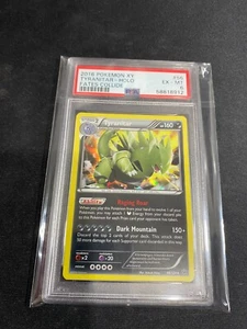2016 Tyranitar Holo #56 Pokemon Xy Fates Collide Card PSA 6 - Picture 1 of 2