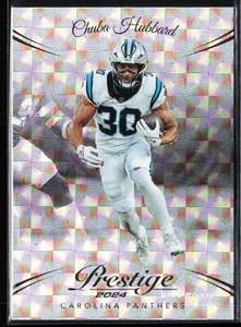 Chuba Hubbard 2024 Panini Prestige #40 Carolina Panthers Hyper Xtra Points - Picture 1 of 2