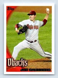 2010 Topps Update Joe Saunders Arizona Diamondbacks #US-229 - Picture 1 of 2