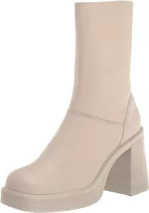 Stivali alla moda Steve Madden donna Fantsie, pelle ossea - US 10 - Foto 1 di 7