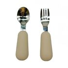 Toddler Fork & Spoon 2 Pack Stainless Steel Baby Utensils Cutlery Set Durable