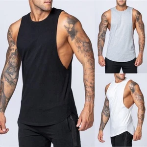 Männer Gym Tank Top Weste Ärmellose Bodybuilding Fitness Muskel T-Shirt Workout - Bild 1 von 13