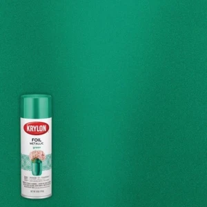 (6)- Krylon 8 Oz. Premium Foil Metallic Green Spray Paint Model: K01081000 - Picture 1 of 1