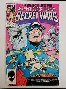 Marvel Super Heroes Secret Wars #7 NM+ 9.6⛓️1st App New Spider-Woman⛓️High Grade - Picture 1 of 16