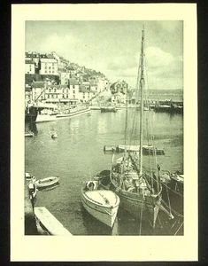BRIXHAM HARBOUR DEVON HISTORY - 1951 Original Schnittbild - F114 - Bild 1 von 1