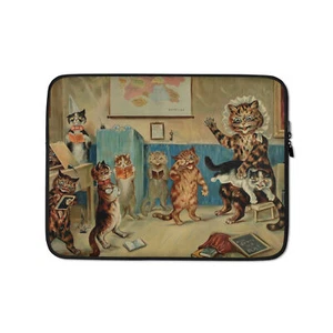 NAUGHTY CATS Laptop Sleeve Tasche 13" 15" Computer MacBook Chromebook Puss Kittens - Bild 1 von 3