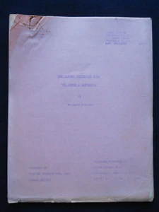 ORIGINAL ALFRED HITCHCOCK HOUR To Catch a Butterfly SCRIPT BRADFORD DILLMAN Copy - Picture 1 of 7
