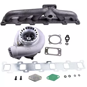 Exhaust Manifold & T3 GT3582 Turbo for Nissan Safari Patrol 4.2L TD42 TB42 TB45 - Picture 1 of 10
