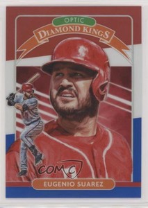 2020 Donruss Optic Diamond Kings Red White & Blue Prizm /150 Eugenio Suarez #4