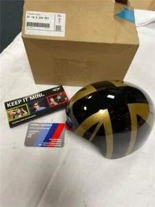 MINI F54 F55 F56 F57 F60 DOOR MIRROR COVER GOLD JACK NEW GENUINE 51142354921 - Picture 1 of 2