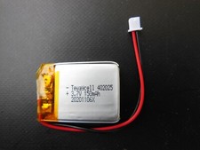 Lipo Akku 150mAh 3.7V 402025 Stecker 1.25 für MP3 MP4  GPS 