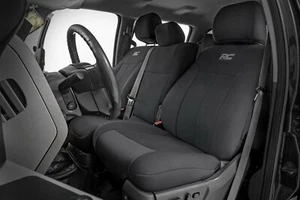 Rough Country Seat Covers Front and Rear for Ford Super Duty 11-16 - Picture 1 of 5