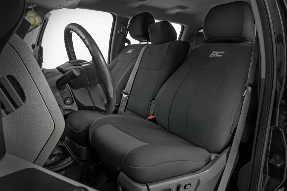 Fundas de asiento de campo rugosas delanteras y traseras para Ford Super Duty 11-16 Foto 1 de 4