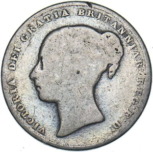 1848 chelines (8 sobre 6) - Moneda de plata británica Victoria - Imagen 1 de 2