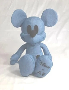 Peluche Denim Mickey Mouse AE American Eagle Disney Edición Limitada Nuevo Sin Etiquetas - Imagen 1 de 11