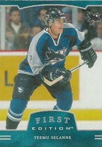 #135 Teemu Selanne - San Jose Sharks - 2002-03 Be a Player First Edition Hockey