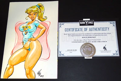 FCBD THE BEST ARCHIE COMIC EVER #0 CUSTOM SKETCH VARIANT (2022 ARCHIE) ART - Image 1 of 4