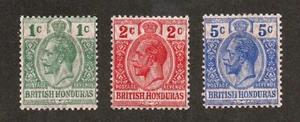 British Honduras - SG# 111 - 113 MH/MLH          /          Lot 0724191 - Picture 1 of 1