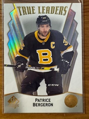 2021-22 SP Authentic True Leaders #TL22 Patrice Bergeron - Image 1 of 2