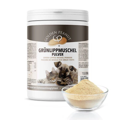 Grünlippmuschel Pulver 500 g Hund Katze Glycosaminoglykan green lip mussel Barf - Bild 1 von 4