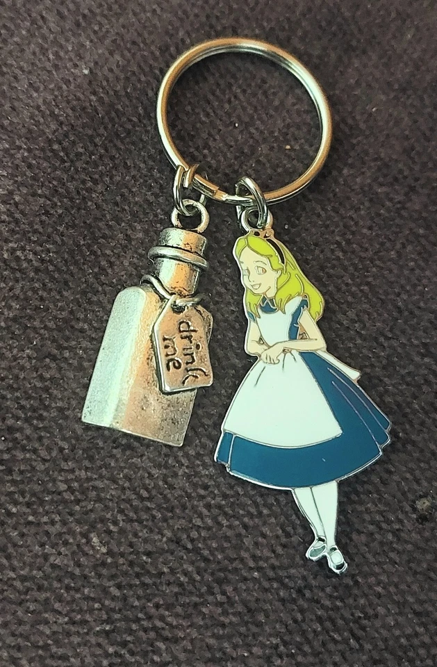 Llavero Alicia en el País de las Maravillas Drink Me Acero Inoxidable Foto 1 de 1