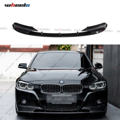 For 2012-18 BMW F30 F31 3 Series M Sport Front Bumper Lip Splitter Carbon Fiber Foto 1 de 4