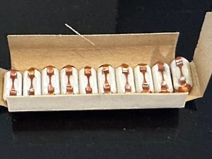 10 St. alte Auto Sicherungen 7x17  40A  NOS Keramik / Messingleiter Pudenz NOS - Bild 1 von 5