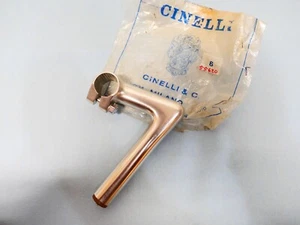 Cinelli Stem 1/A old logo 80mm NOS 26.4 clamp diameter 22.2 quill silly rare - Picture 1 of 19
