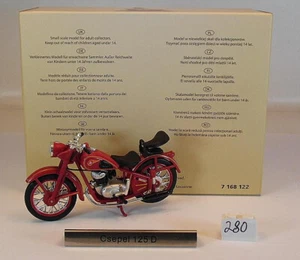 Atlas 1/24 DDR-Motorrad Kollektion Nr. 7168122 Csepel 125 D Motorrad OVP #280 - Bild 1 von 1