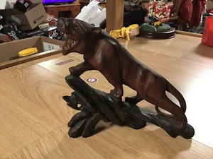 chinesischer geschnitzter Holztiger - Bild 1 von 4