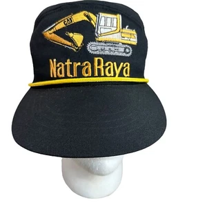 Sombrero Oruga Vintage CAT Juvenil Parche Correa Ajustable Negro Niños Gorra - Imagen 1 de 8