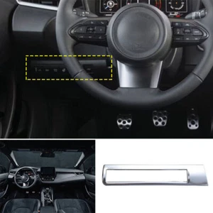 For Toyota GR Corolla 2023-2024 Silver Titanium Headlight Switch Control Frame - Picture 1 of 4