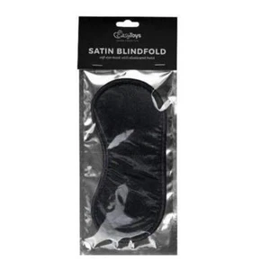 Black Satin Eye Mask - Picture 1 of 2