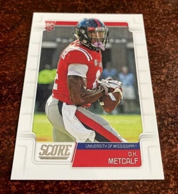 2019 Panini Score Football Rookie Card D.K. METCALF RC #352 SEATTLE SEAHAWKS - Image 1 of 3